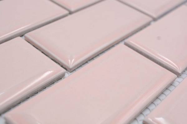 Mosaikfliesen 24-11T Pink - Keramik - 30 x 30 x 30 cm