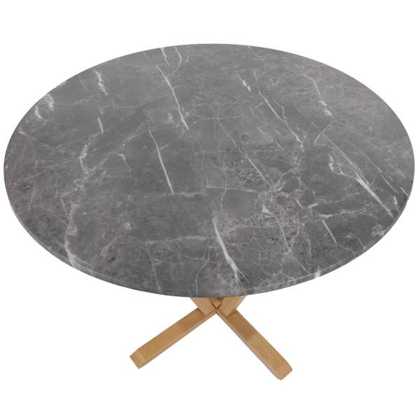 Bistrotafel M56-B grijs - rubberboom - 92 x 76 x 92 cm