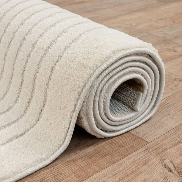 Laagpolig Tapijt Elisa crèmekleurig - 200 x 280 cm