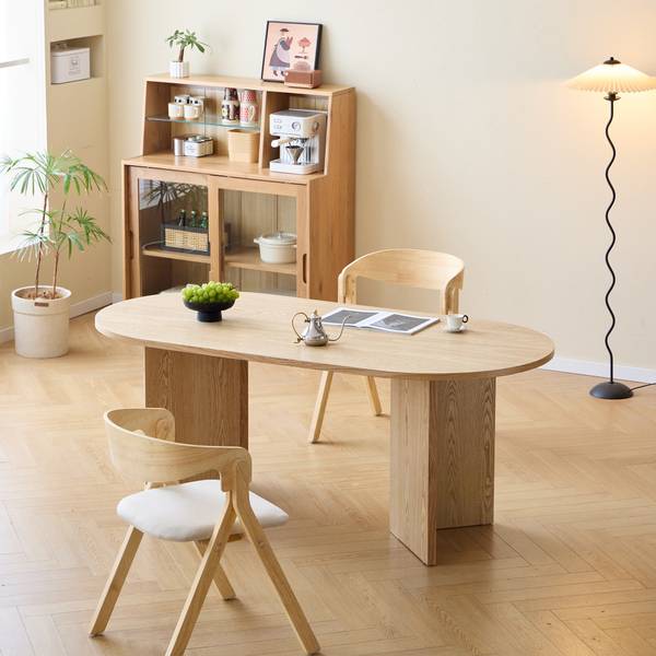 Esstisch SIRKKA Braun - Holz teilmassiv - 180 x 74 x 90 cm