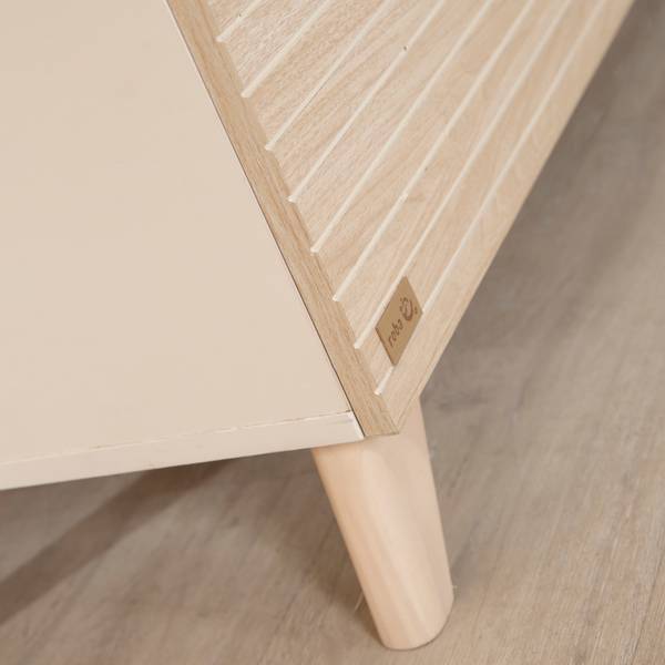 Babyzimmers-Set Sidney 2-teilig Beige - Holzwerkstoff