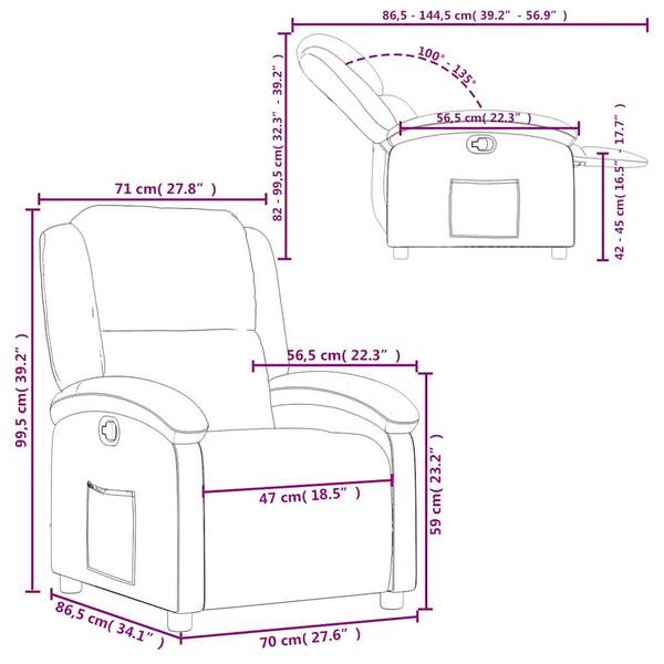 Relaxsessel 3032266-3 Grau