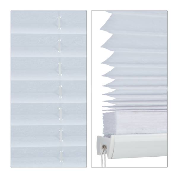4 x Plissee Rollo weiß 90x210 cm 90 x 210 cm