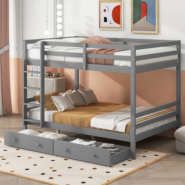 Etagenbett K-1193 Grau
