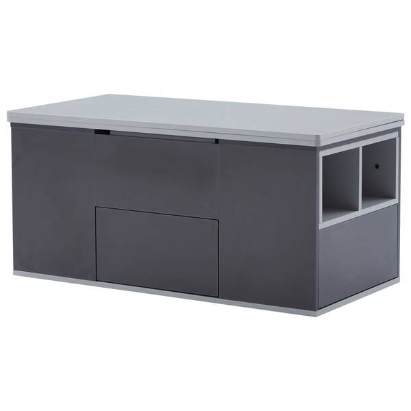 Couchtisch AegisKrynnathor Grau - Holzwerkstoff - 100 x 47 x 51 cm