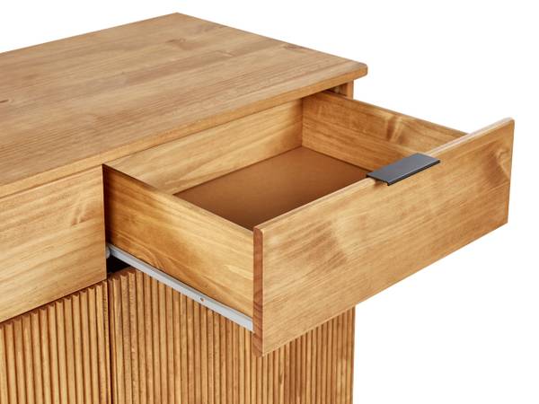 Sideboard TIMMINS Braun - Bambus - 100 x 90 x 45 cm