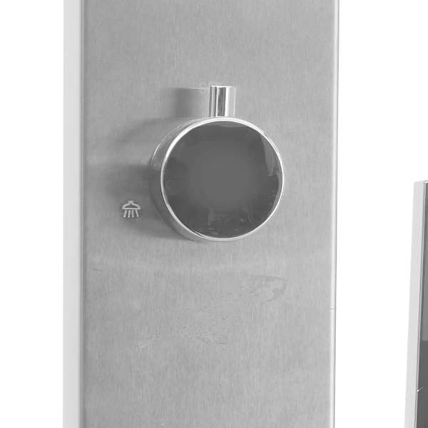 Dusche 299926 Silber - Edelstahl - 7 x 210 x 10 cm