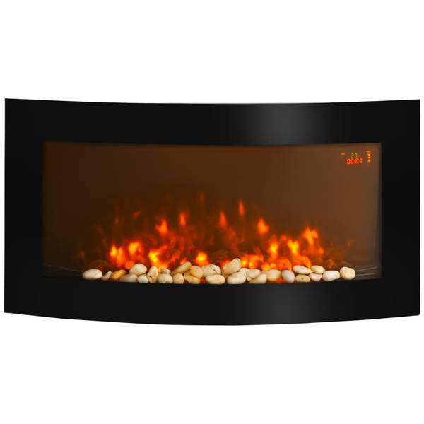 LED Elektrokamin 820-052 Braun - Metall - 13 x 50 x 90 cm