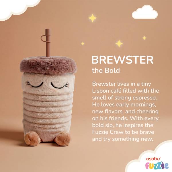 Kindertrinkflasche BREWSTER THE BOLD Braun - Kunststoff - 11 x 25 x 11 cm