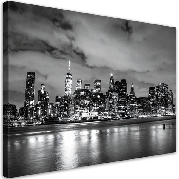 Wandbild Stadt 120 x 80 cm