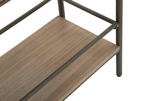 Fernsehschrank Quilt Grau - Metall - 42 x 110 x 100 cm