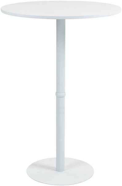Stehtisch Hereford Weiß - Holzwerkstoff - 75 x 110 x 75 cm