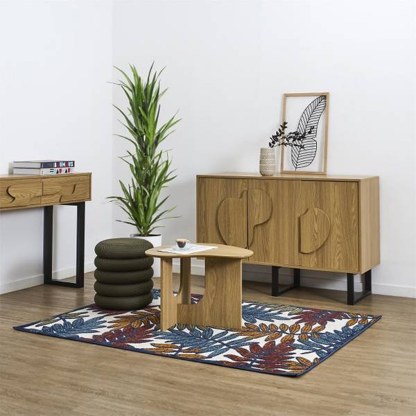 Outdoorteppich AUTUMN FOREST Kunststoff - 120 x 1 x 170 cm