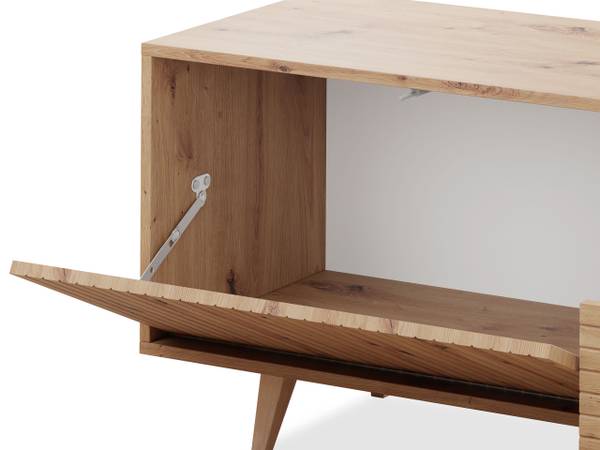 TV-Lowboard Ferido 1K1SZ Braun - Holzwerkstoff - 152 x 52 x 40 cm