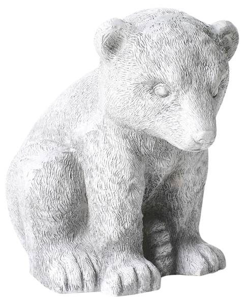 Gartenfigur BOWE Grau - Metall - 28 x 36 x 29 cm
