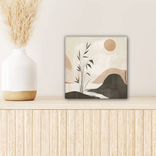 LEINWANDBILD Japandi 20 x 20 cm