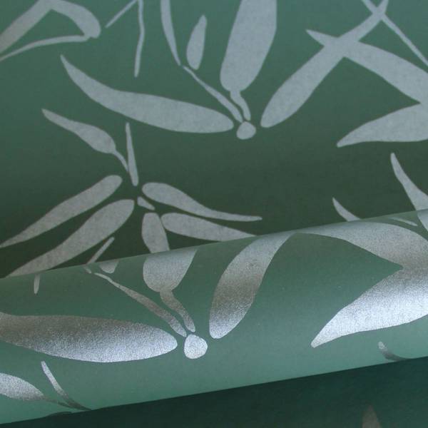 Tapete 347738 Grün - Fleece - 53 x 1005 x 53 cm