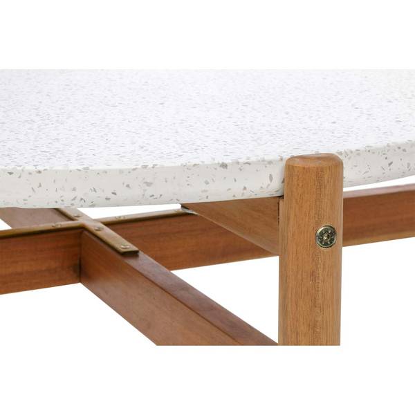 Ensemble de salon 4 pièces Terracina Marron - Textile - 175 x 72 x 79 cm