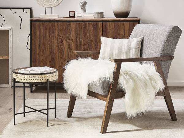 Déco en peau de mouton MUNGO Blanc