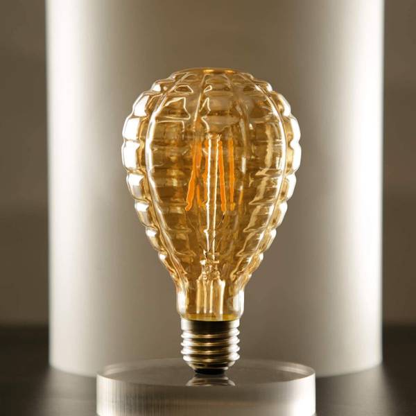Leuchtmittel Kylan Gold - Glas - 8 x 14 x 14 cm