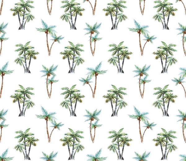 Tapete jungle coconut Grün - Papier - 312 x 270 x 1620 cm