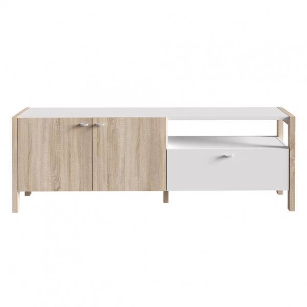 Meuble TV NORWAY Marron - Bois manufacturé - 170 x 58 x 41 cm
