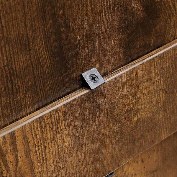 Schuhschrank Riga Braun - Holzwerkstoff - 24 x 120 x 60 cm