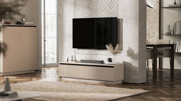 TV-Lowboard Selene Beige - Kaschmir