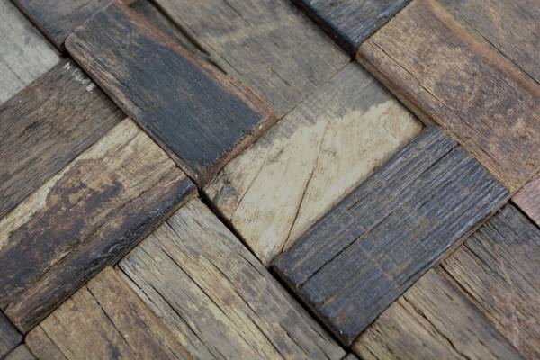 Mosaikfliesen 160-25 Holzwerkstoff - 30 x 30 x 30 cm