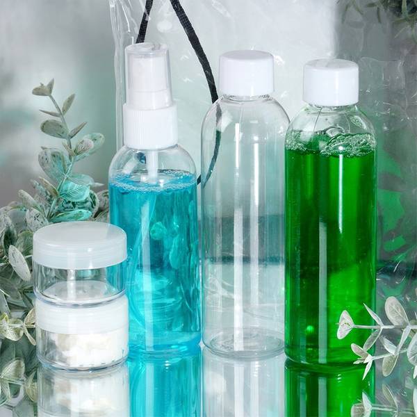 Reiseflaschen 5-tlg. Set 489319 Kunststoff - 4 x 19 x 18 cm