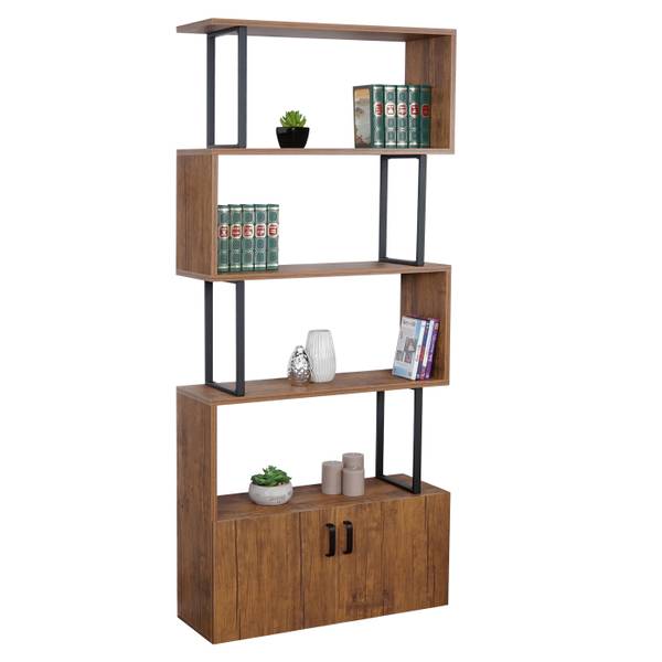 Boekenkast A27 eikenhouten look