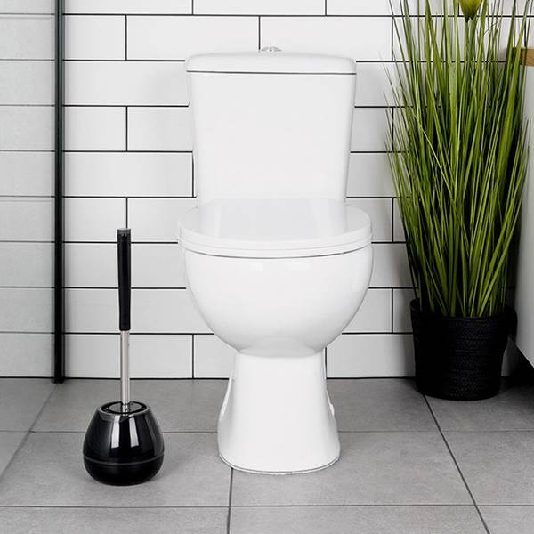Toilettenbürste 65027 Schwarz - Kunststoff - 15 x 15 x 16 cm