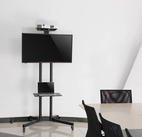 TV-Stand LUMT1028B Schwarz - Metall - 88 x 180 x 66 cm