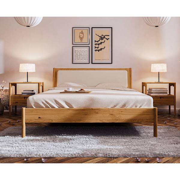 Schlafzimmer-Set PORI-165-3 3er-Set Braun - Eiche - 327 x 95 x 214 cm