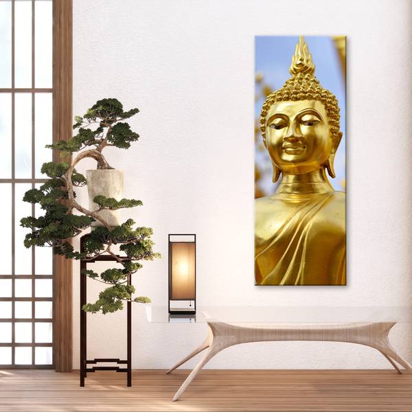 Tableau déco bouddha 30 x 90 cm