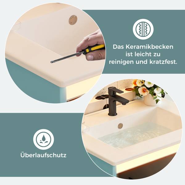 Badezimmerwaschtisch Muses Ⅱ Blau