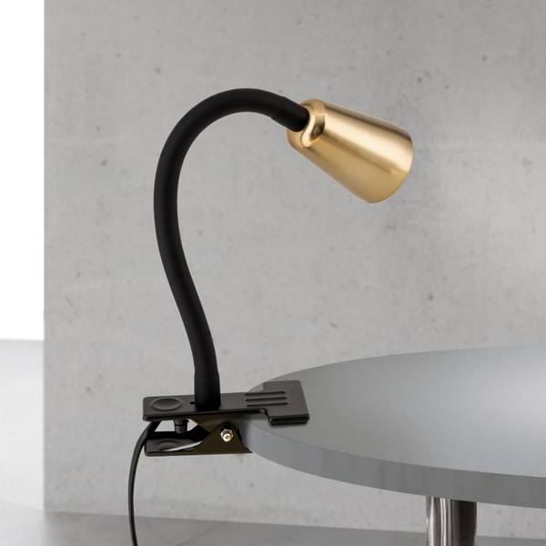 Klemmleuchte Dotty Gold