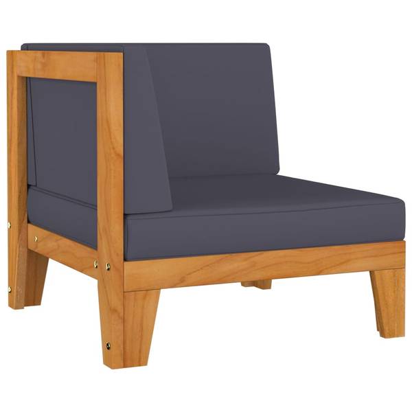 Garten-Lounge-Set 3008578-1 (2-teilig) Grau - Polyester - Akazie - 69 x 24 x 69 cm