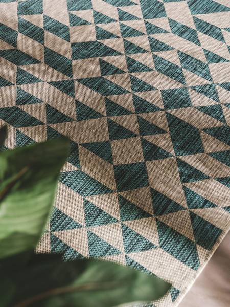 In-/Outdoorteppich Cleo Blau - 80 x 150 cm