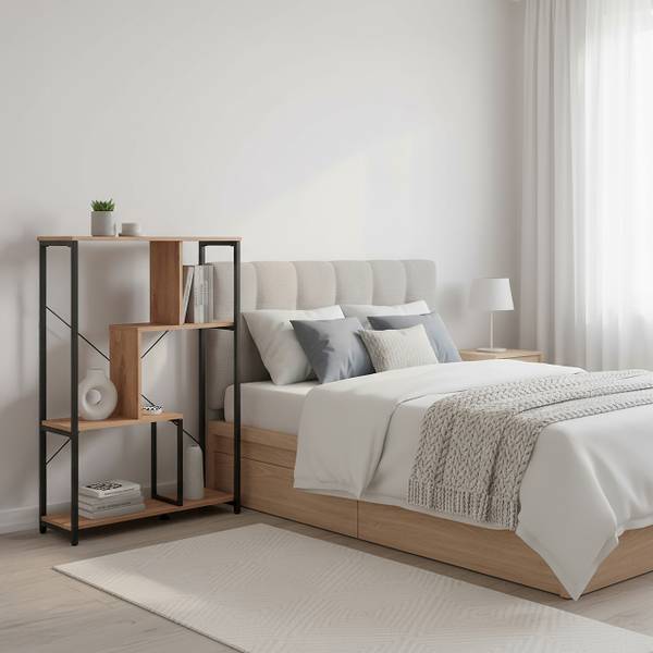 Regal Kalag Braun - Holzwerkstoff - 24 x 110 x 80 cm