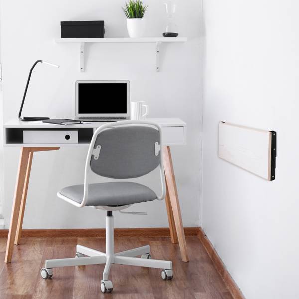 Klappbare Regalträger 4er Set Weiß