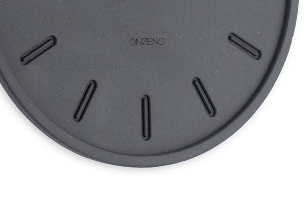 Wanduhr Wanduhren Zip Schwarz - Holzwerkstoff - 29 x 29 x 1 cm