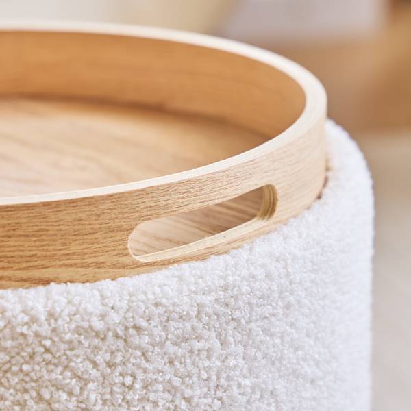 Hocker KEMI Weiß