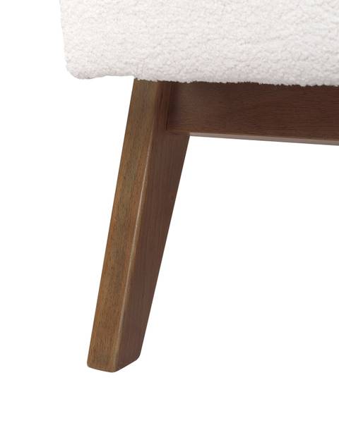 Fauteuil EVJE Marron - Blanc