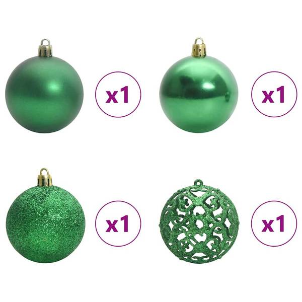 Sapin de Noël artificiel 3009450-1 Vert - Multicolore
