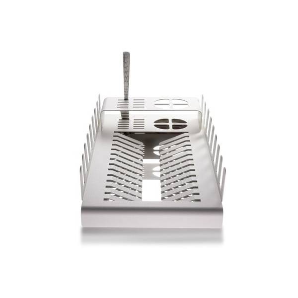 Abtropfgestell für geschirr DROP Weiß Weiß - Stahl - 42 x 10 x 24 cm