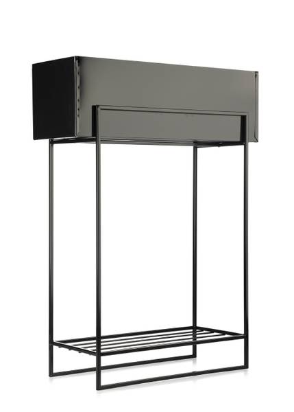 Blumenständer 10-1629 Schwarz - Metall - 60 x 82 x 23 cm