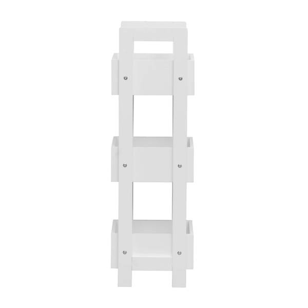 Open kast Papalot wit - deels massief hout - 20 x 88 x 28 cm