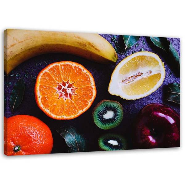 Wandbild exotische früchte 100 x 70 cm