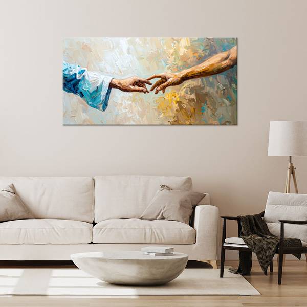 Leinwandbild Menschen 1-Teilig 80 x 40 cm